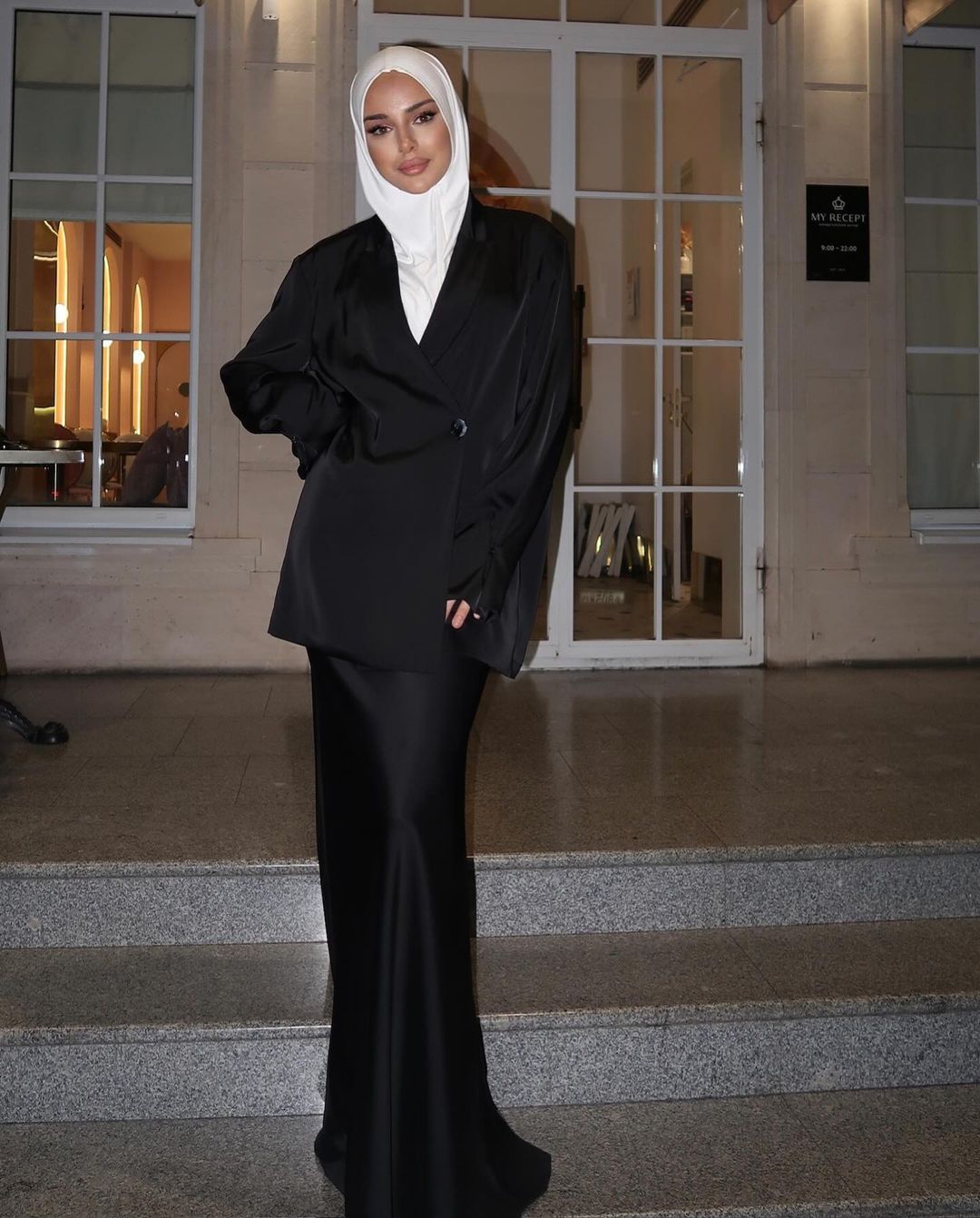 Q13 Muslim shirt jacket skirt (MOQ:2)