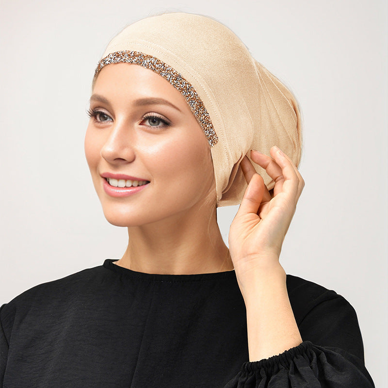 RS018 Solid color hot-drilled mercerized cotton cap