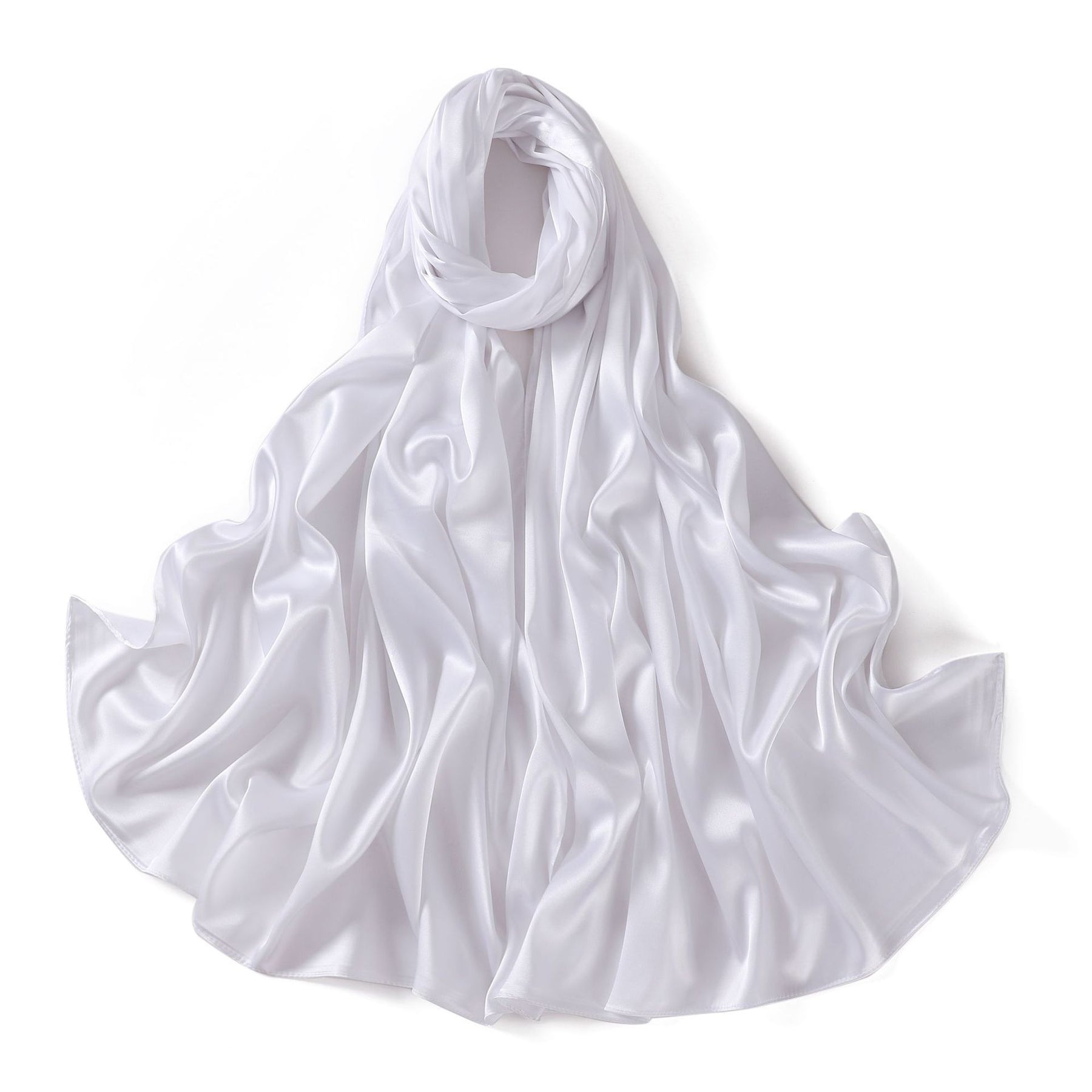 A37 imitation silk satin long multi-purpose scarf - MinYang Fashion Apparel Accessory Manufacturer