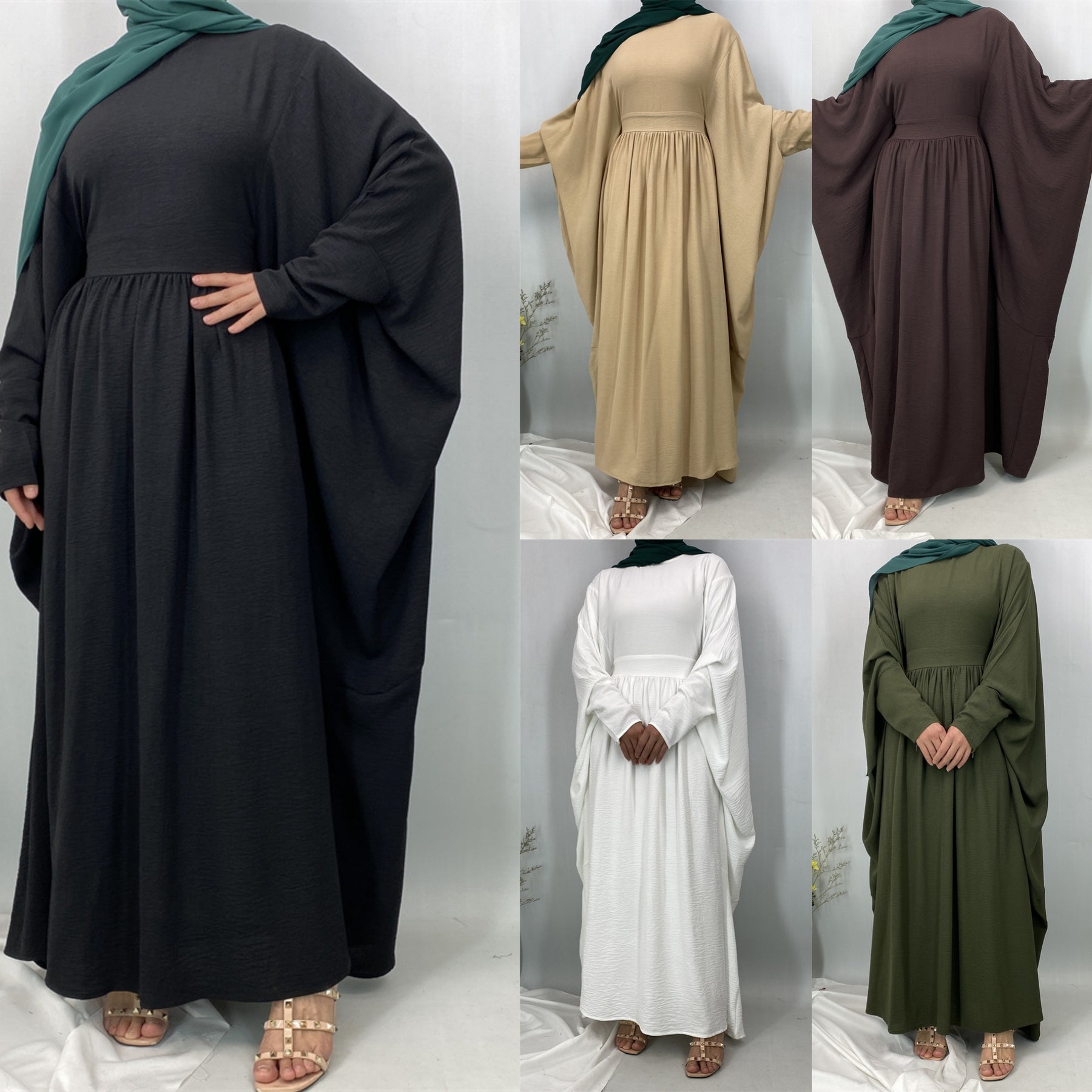 6836 Muslim Fashion Elegant Dress
