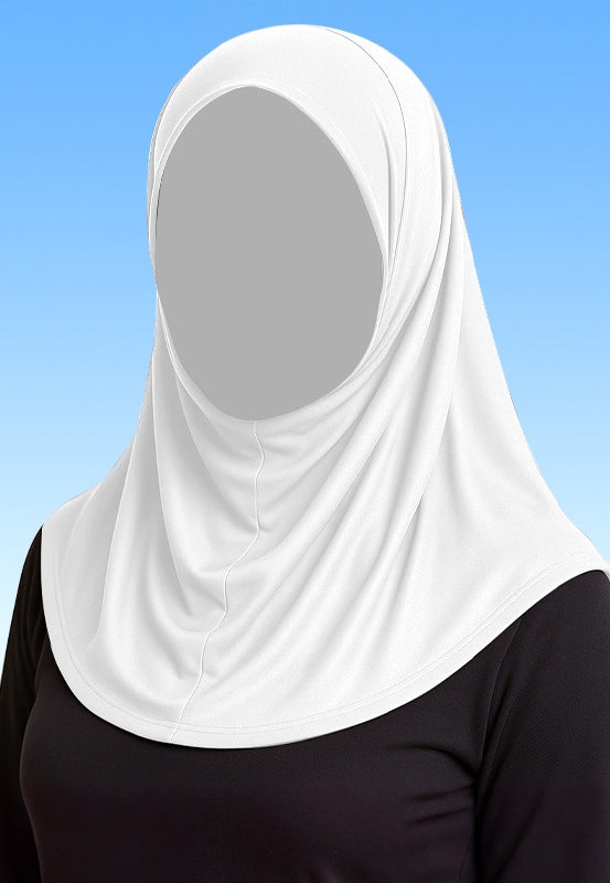 GT002 Solid color high elastic hijab cap