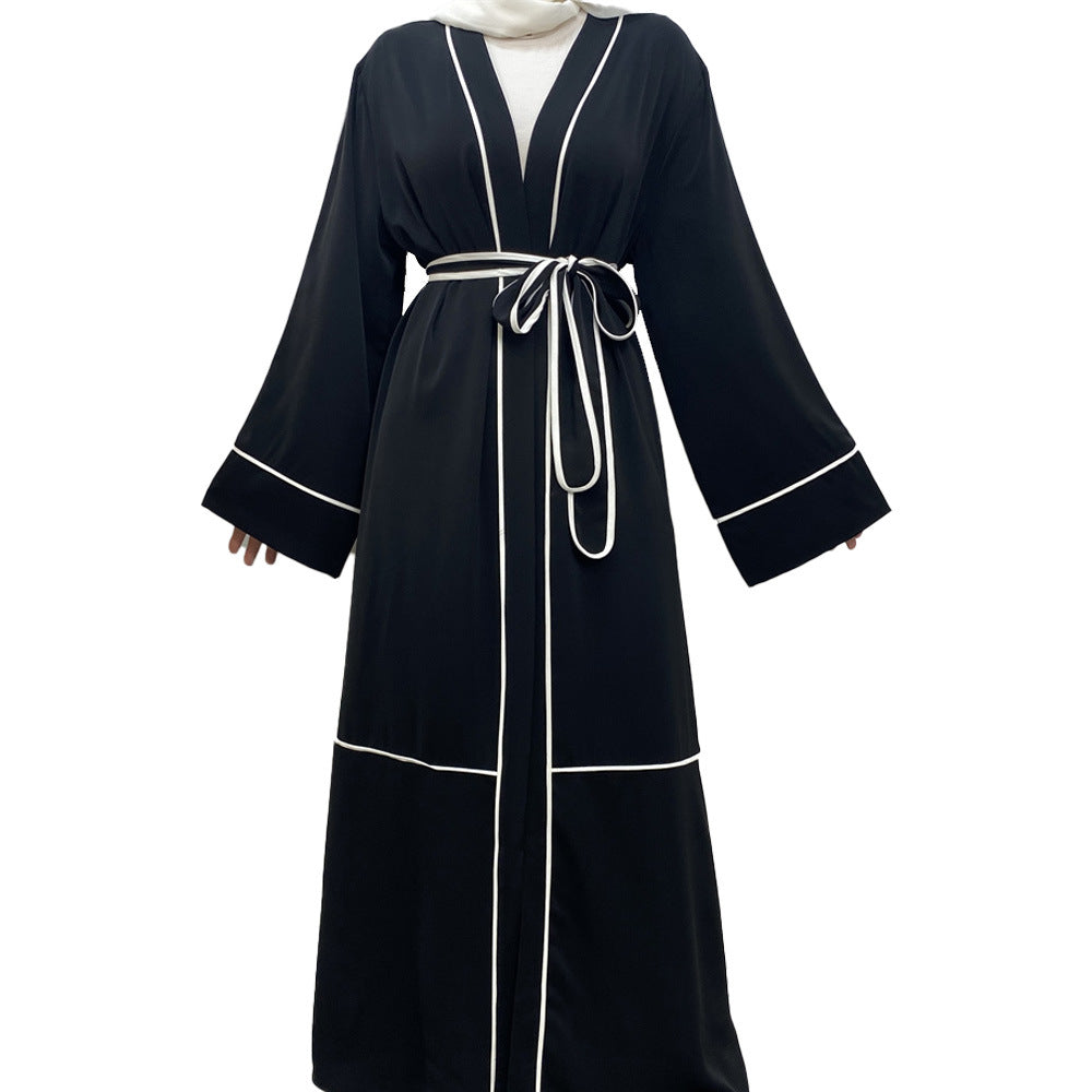 1679 muslim cardigan abaya - MinYang Fashion Apparel Accessory Manufacturer