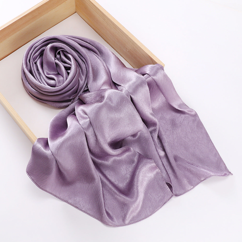 MSL312 tudung sutera satin plain