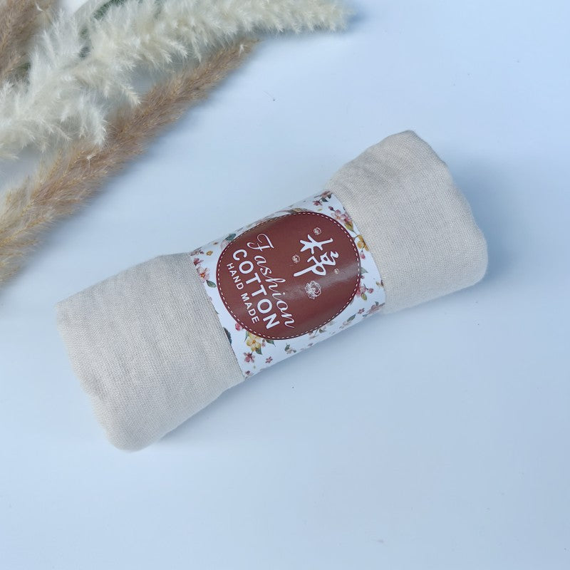 WJ01 Cotton scarf solid color scarf wrinkled bubble scarf shawl headscarf