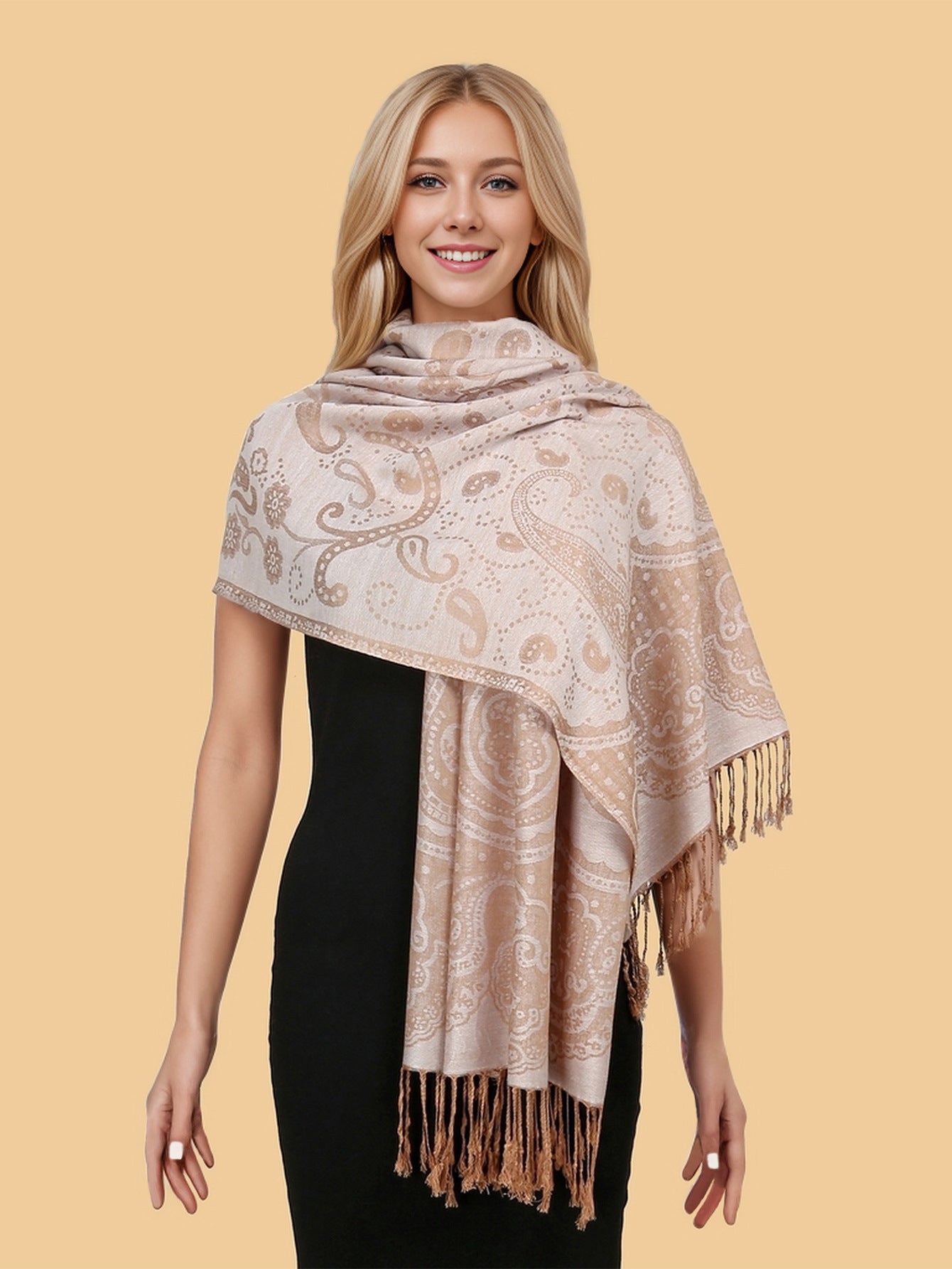 MY12 New style shawl tassel scarf polyester cotton - MinYang Fashion Apparel Accessory Manufacturer