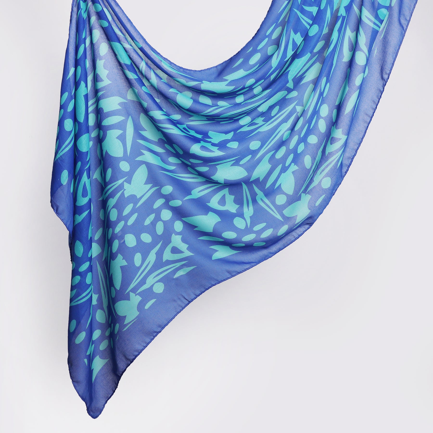 MYS003 Printed silk hijab
