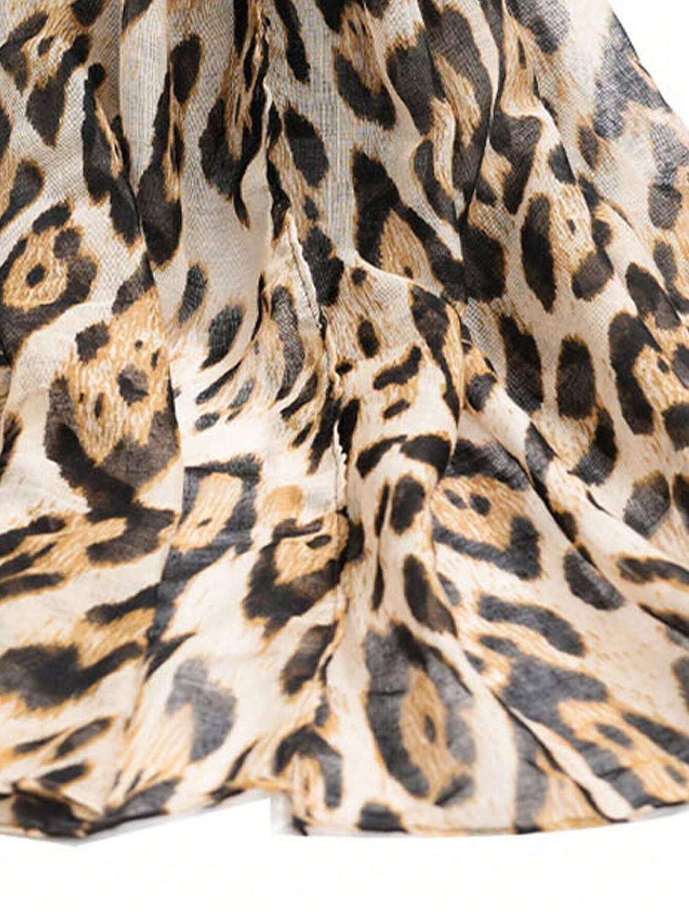 MYM04 Modal Leopard Style Scarf/hijab - MinYang Fashion Apparel Accessory Manufacturer
