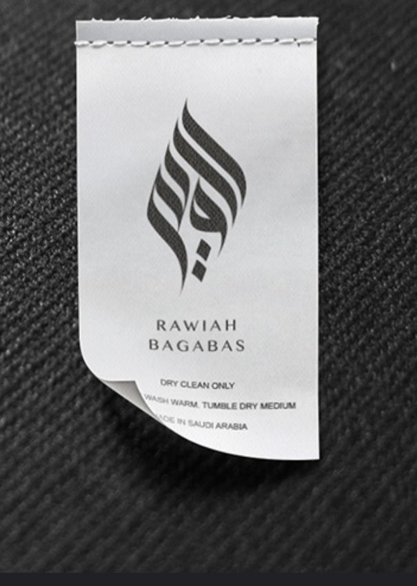 002 Custom label opp bag sewing label paper tag make your own hijab - MOQ:500 - MinYang Fashion Apparel Accessory Manufacturer