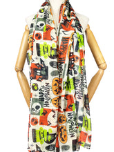 BD-115 Halloween Digital print scarf/Casual cardigan set - MinYang Fashion Apparel Accessory Manufacturer