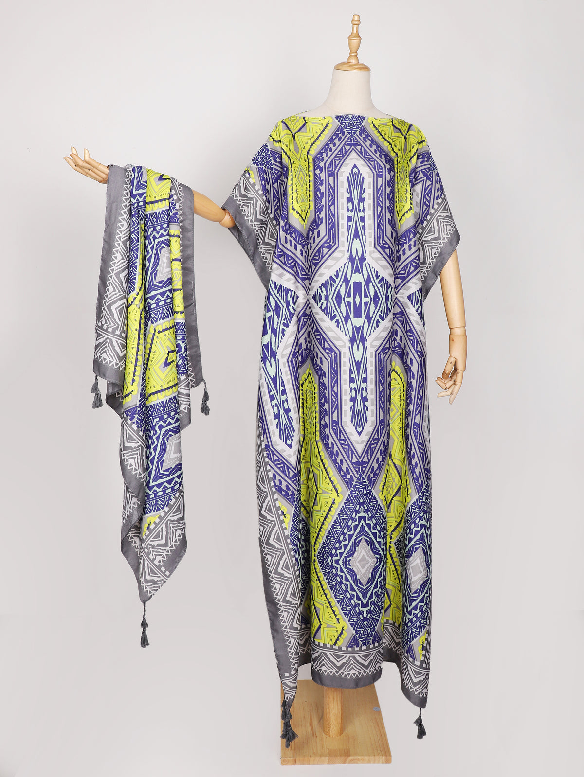 MYDP02 printed big robe - MinYang Fashion Apparel Accessory Manufacturer