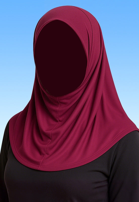 GT002 Solid color high elastic hijab cap