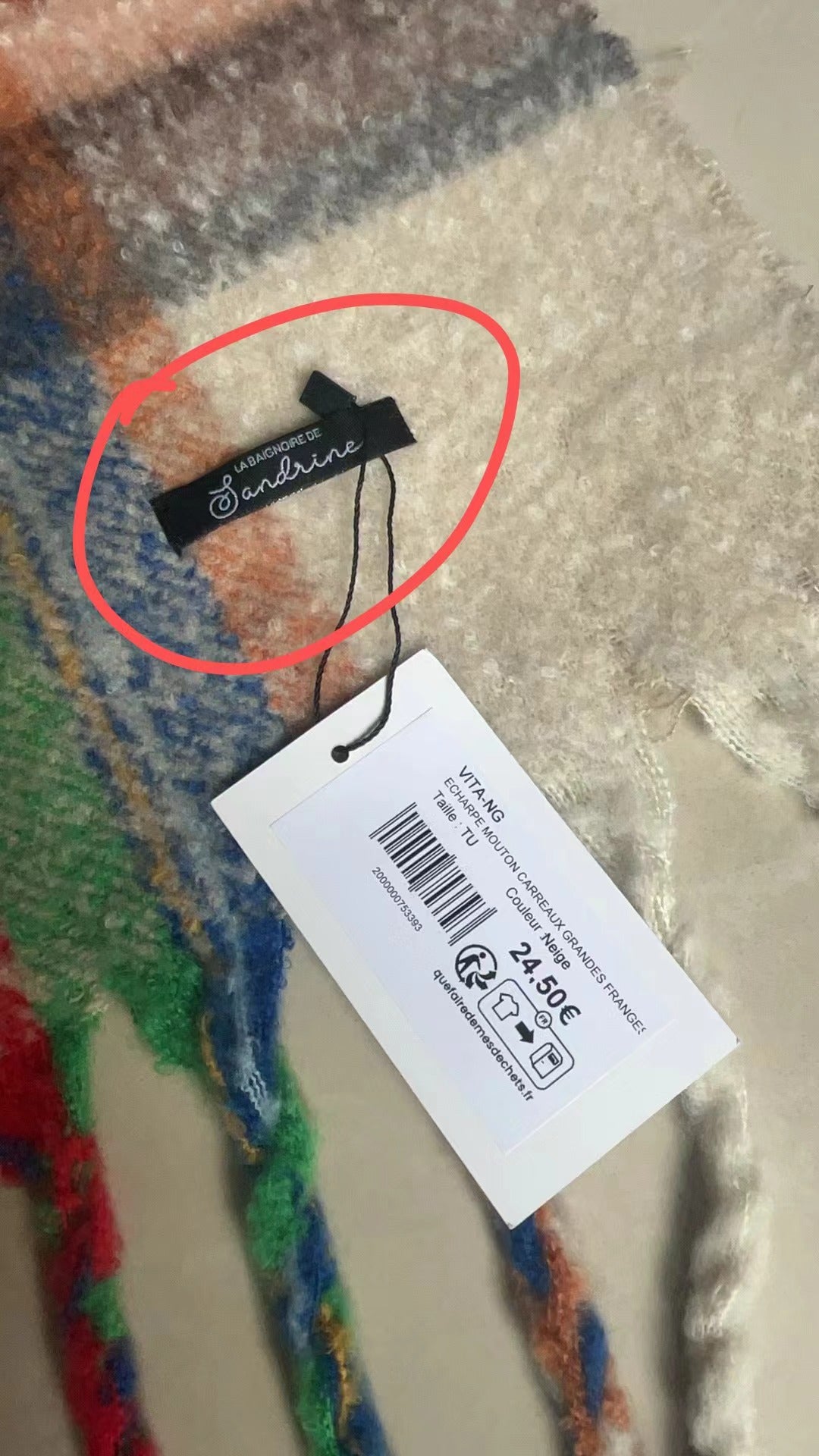 002 Custom label opp bag sewing label paper tag make your own hijab - MOQ:500 - MinYang Fashion Apparel Accessory Manufacturer