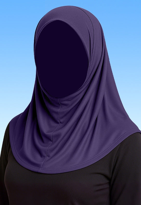 GT002 Solid color high elastic hijab cap