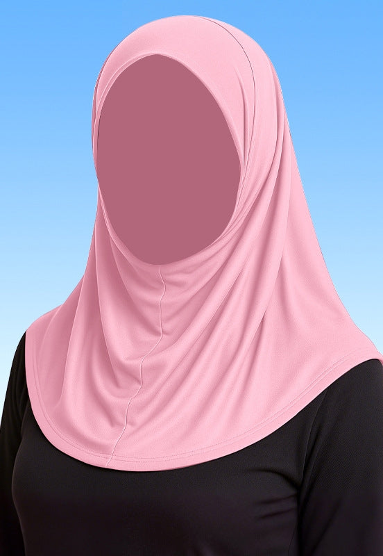 GT002 Solid color high elastic hijab cap