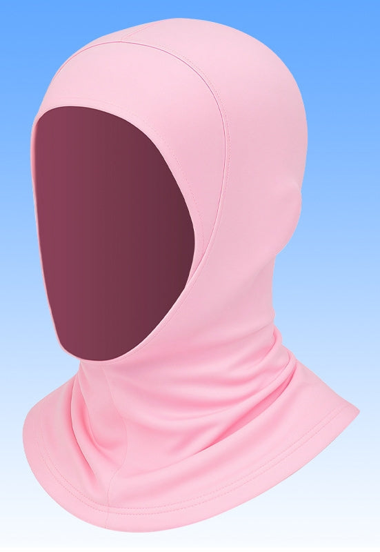 GT003 Solid color high elastic thin ice silk hijab cap