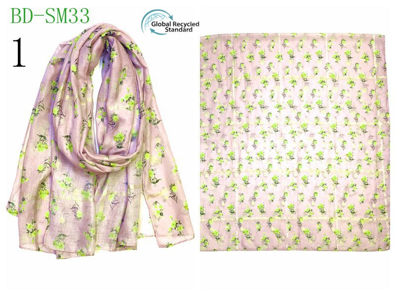 MYP044 Beach floral fashion printed scarf