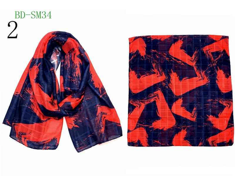 MYP044 Beach floral fashion printed scarf