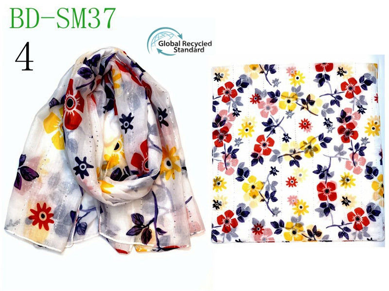 MYP044 Beach floral fashion printed scarf