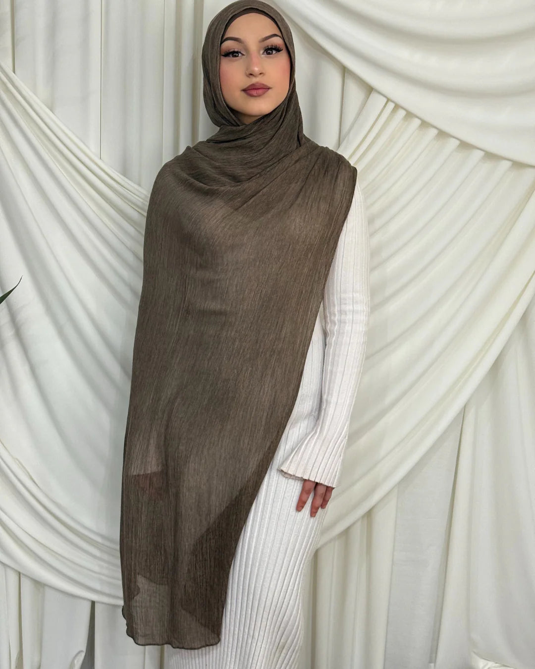 MYZ002 Textured rayon hijab