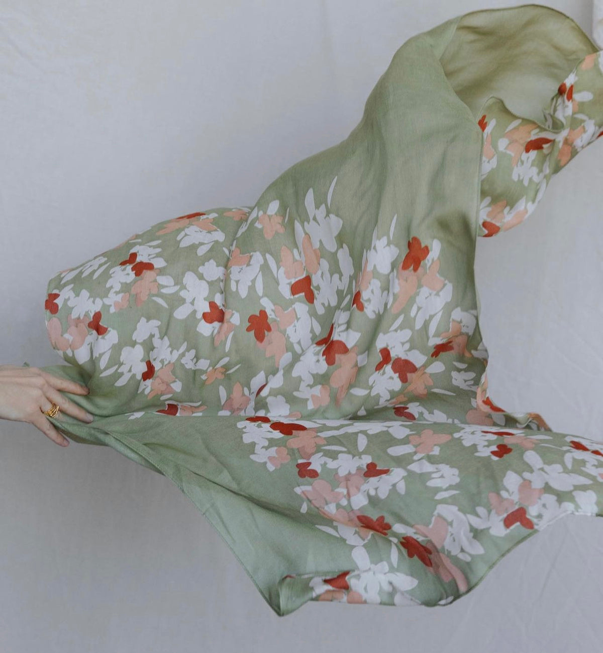 MY079 Butterflies Flying hijab/tudung printed scarf - MinYang Fashion Apparel Accessory Manufacturer