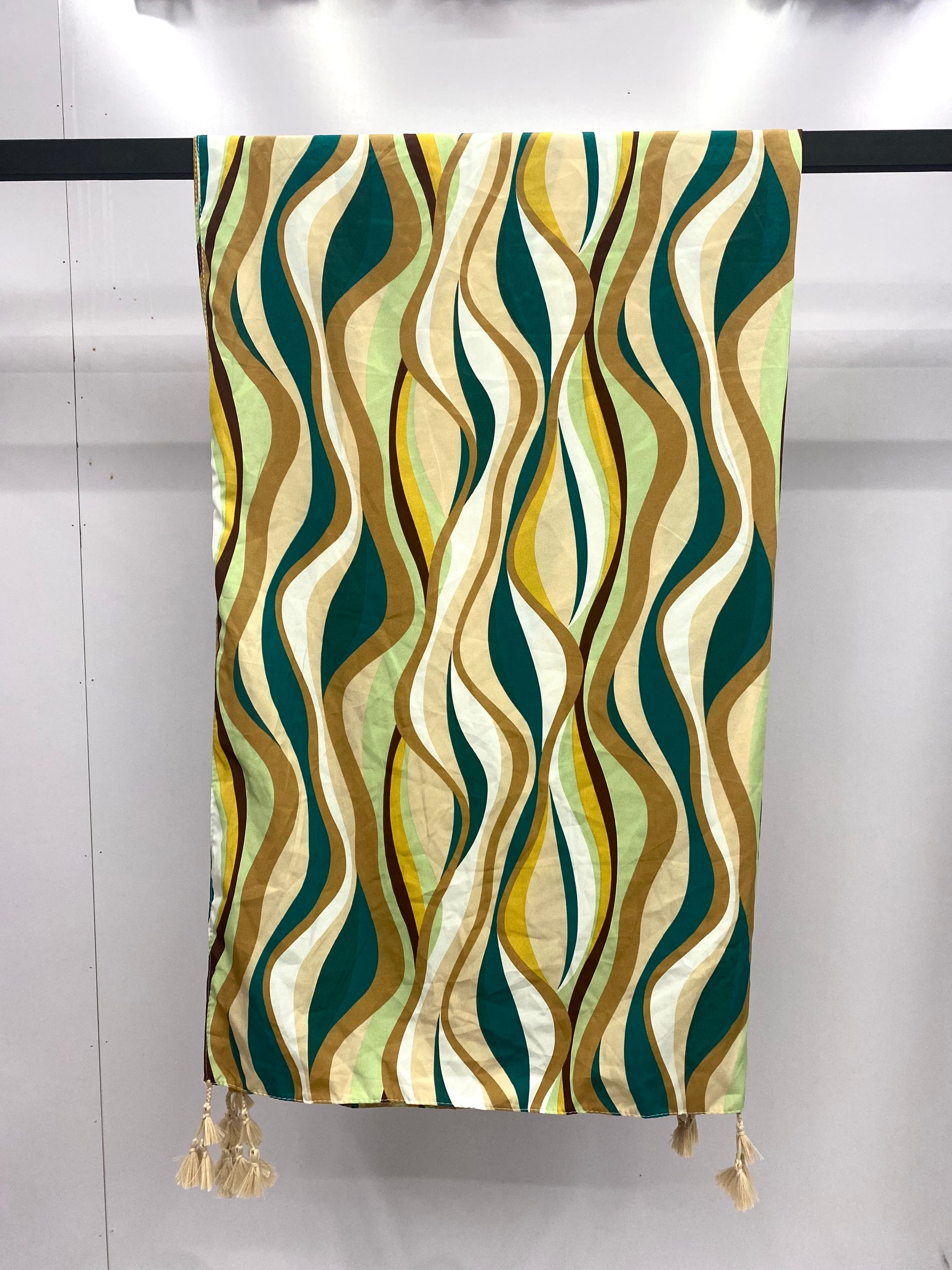 MYB007 Printed polyester-cotton hijab
