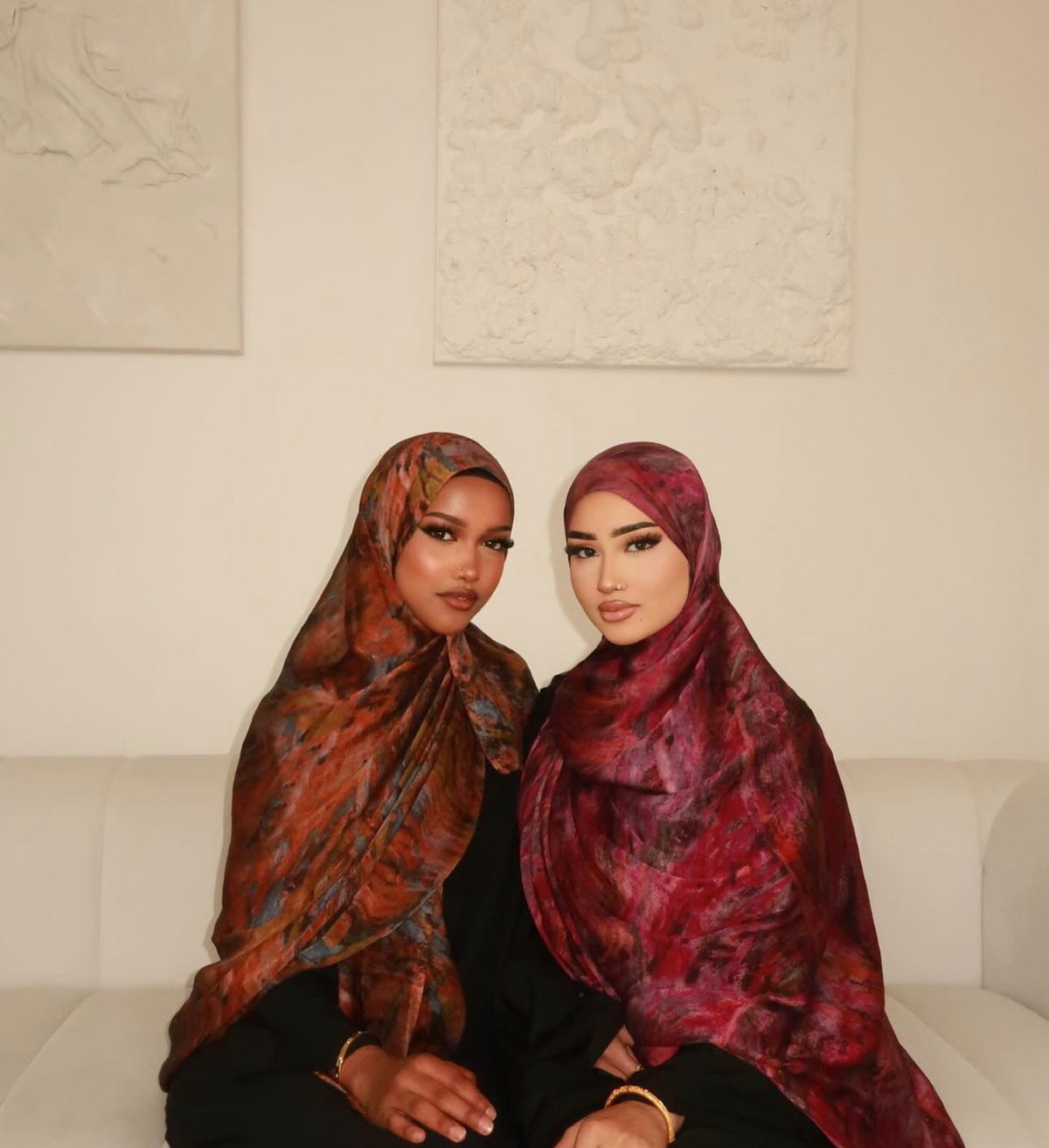 MYX004 Chiffon Print Tie-Dye tudung print hijab/scarf polyester cotton - MinYang Fashion Apparel Accessory Manufacturer