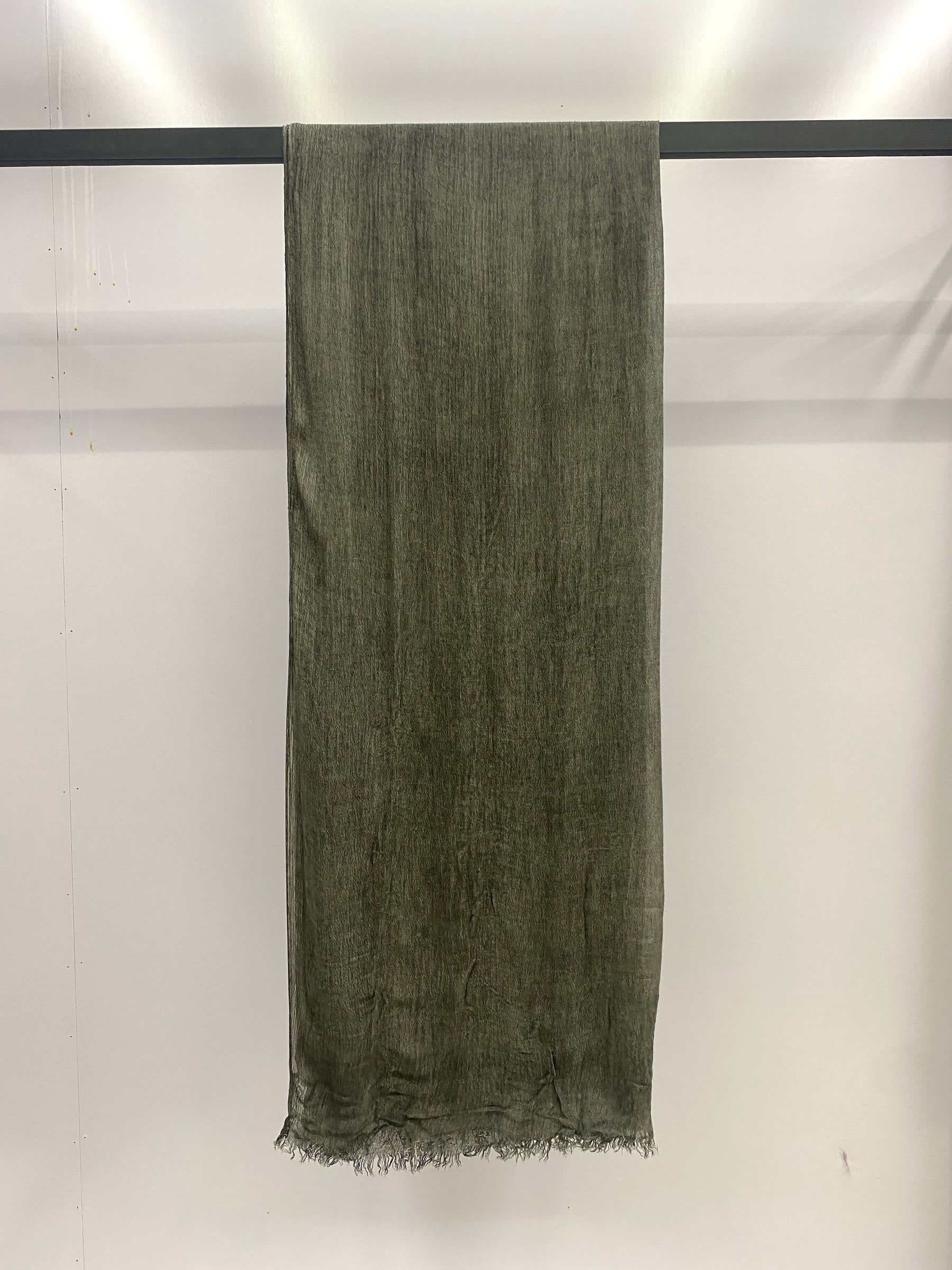 MYZ001 Textured Rayon Hijab with Tiny Fringes