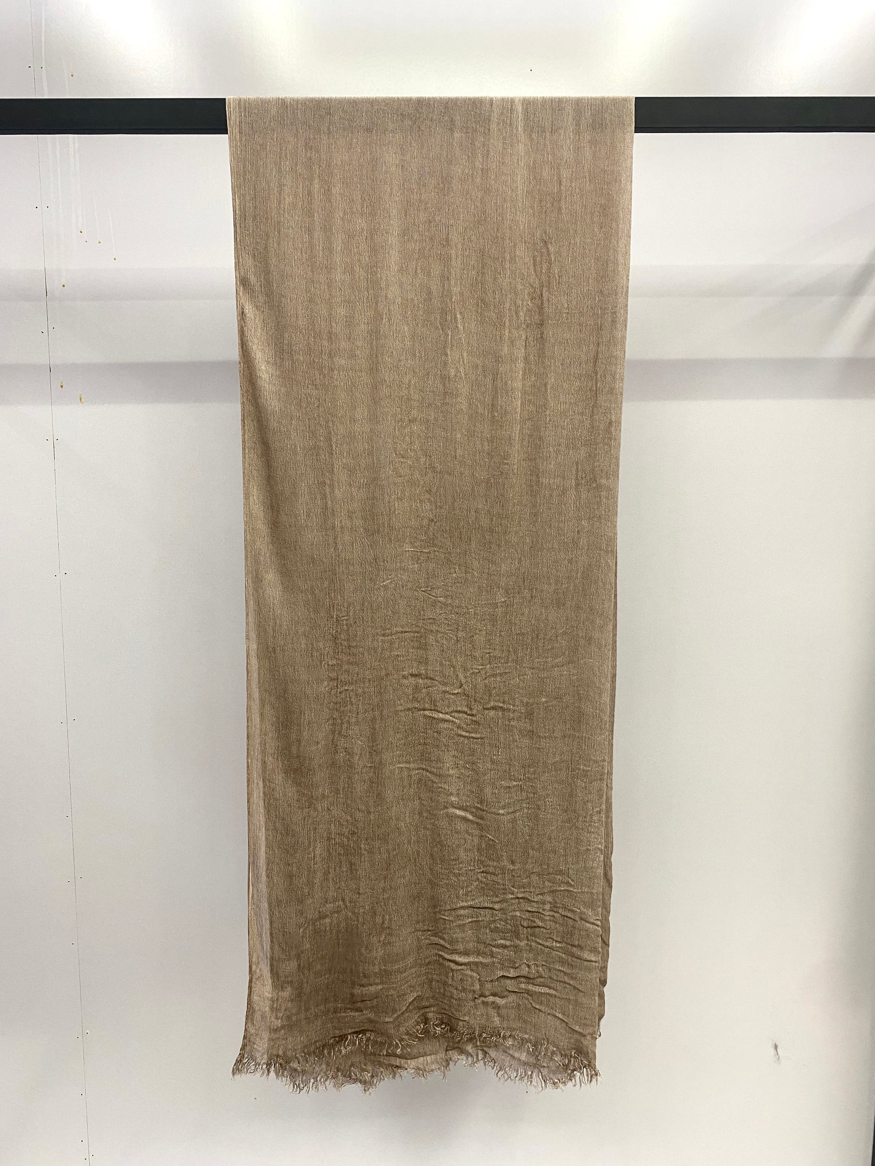 MYZ001 Textured Rayon Hijab with Tiny Fringes