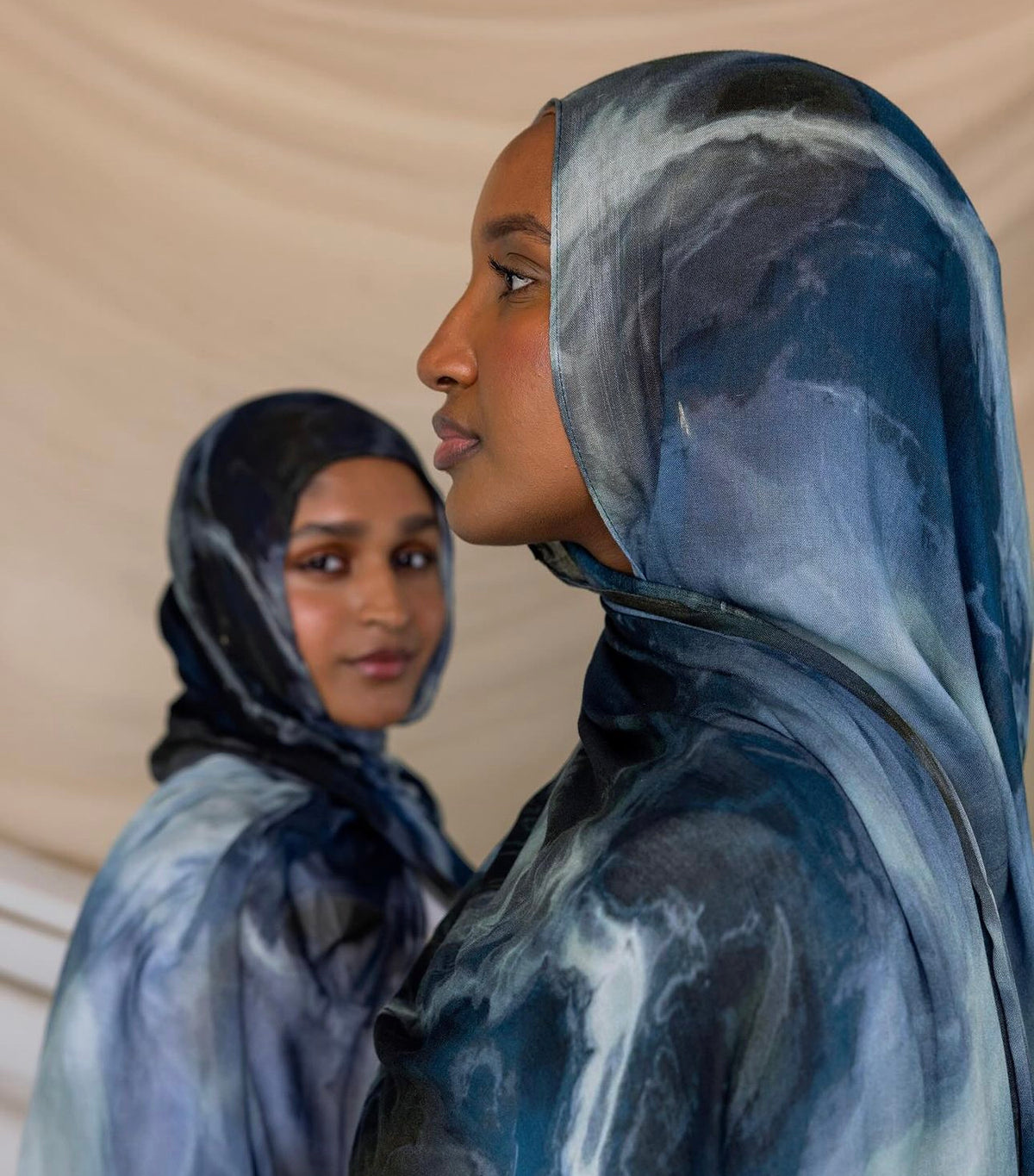 MYBD02 Starry sky quicksand printed POLY&COTTON headscarf - MinYang Fashion Apparel Accessory Manufacturer