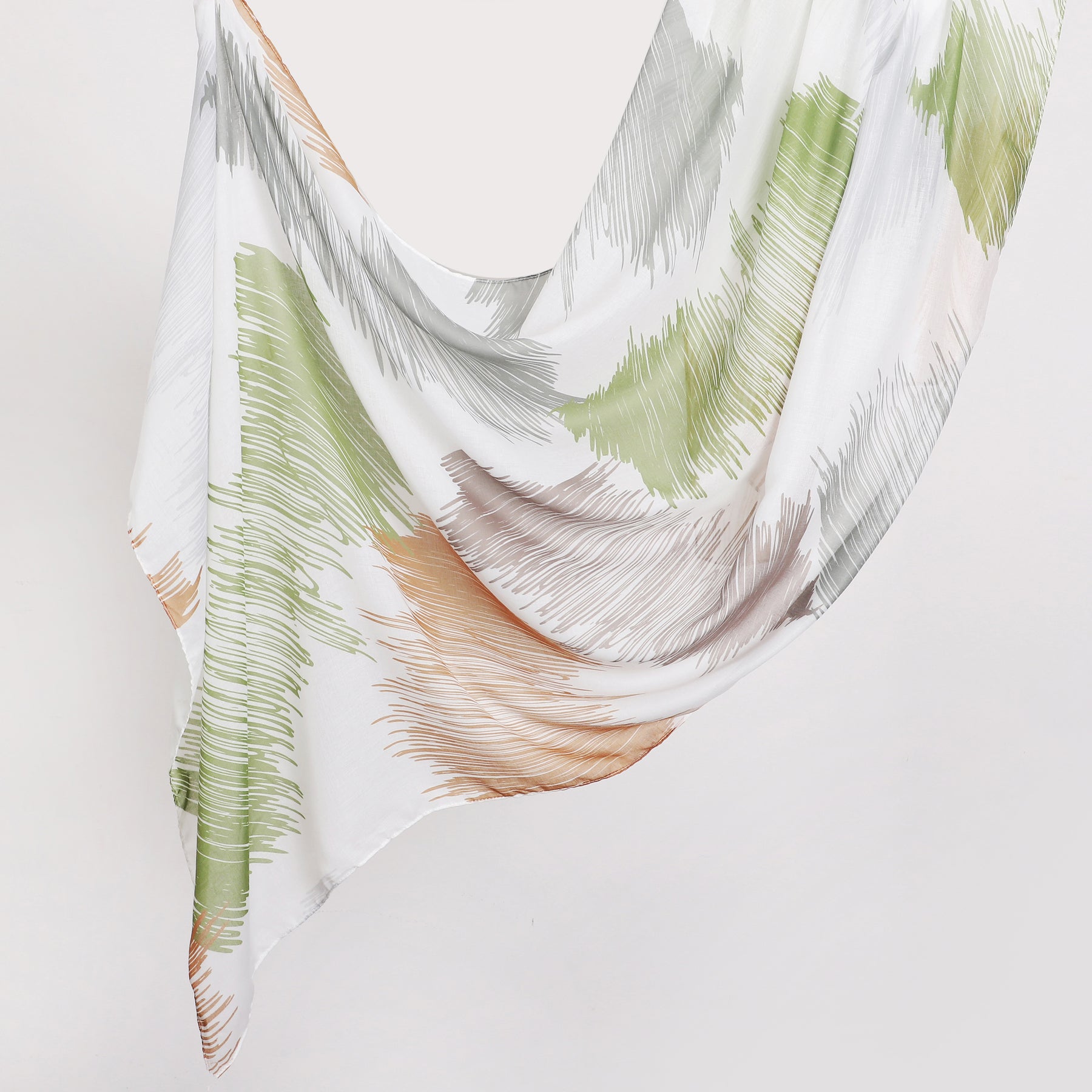 MYS003 Printed silk hijab