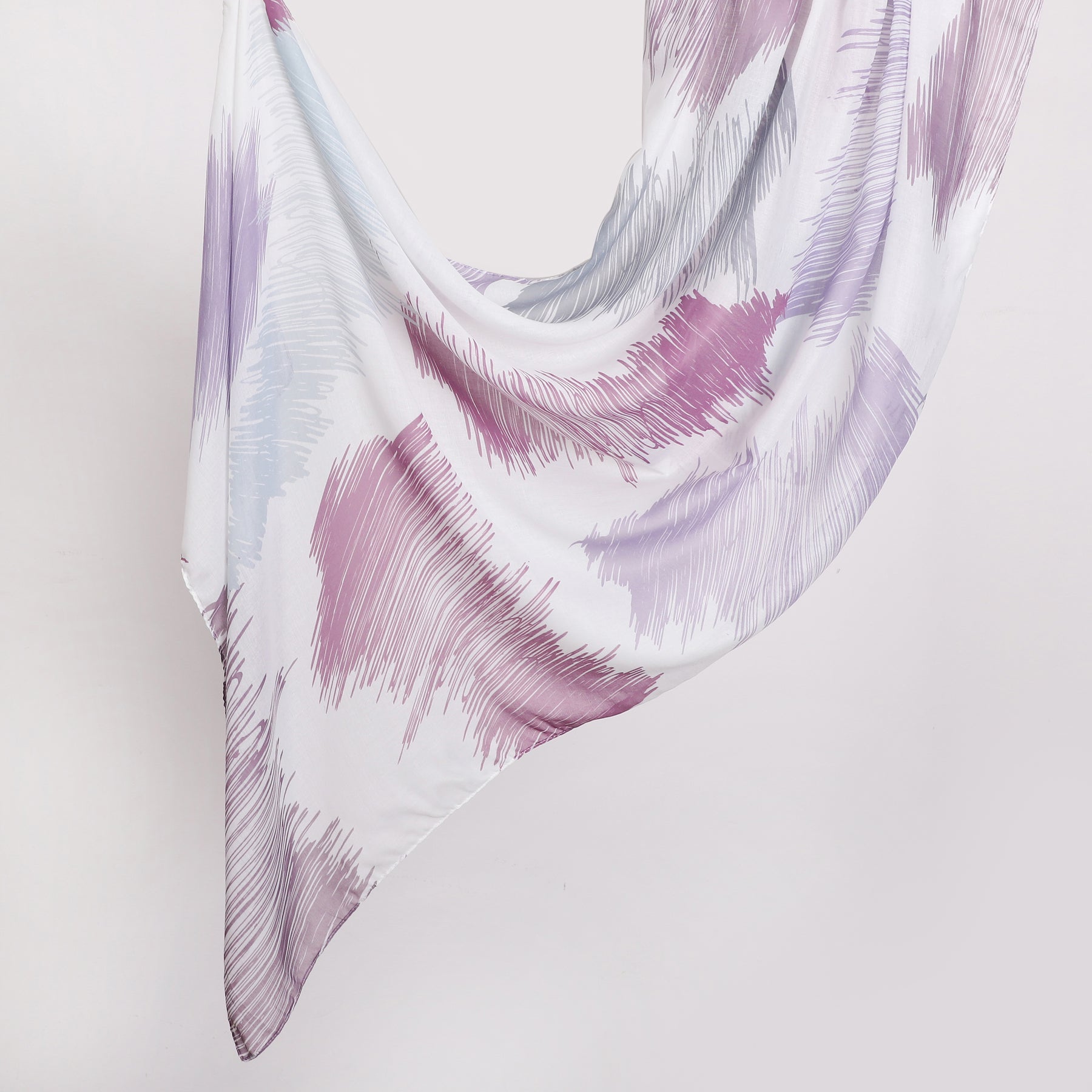 MYS003 Printed silk hijab