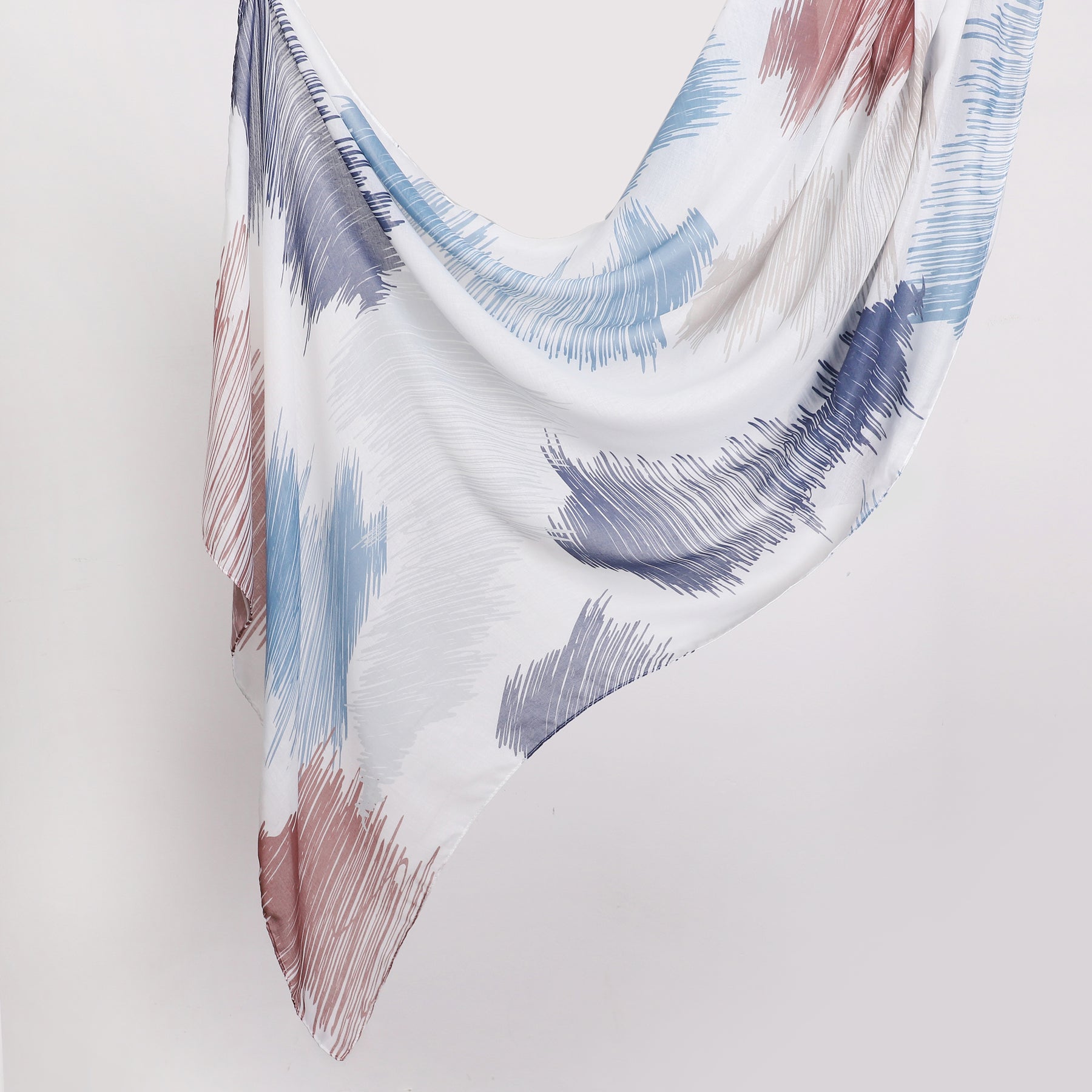 MYS003 Printed silk hijab