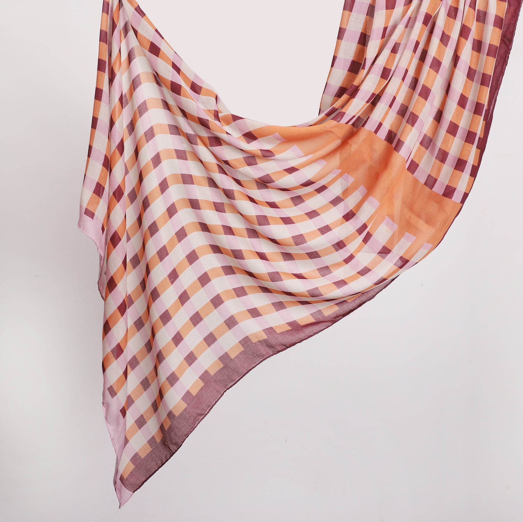 MYS003 Printed silk hijab