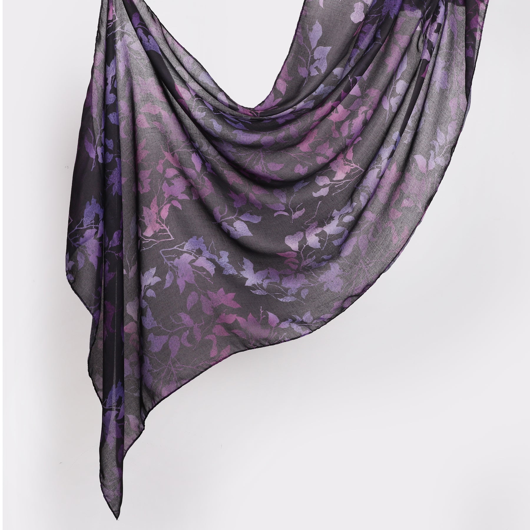 MYS003 Printed silk hijab