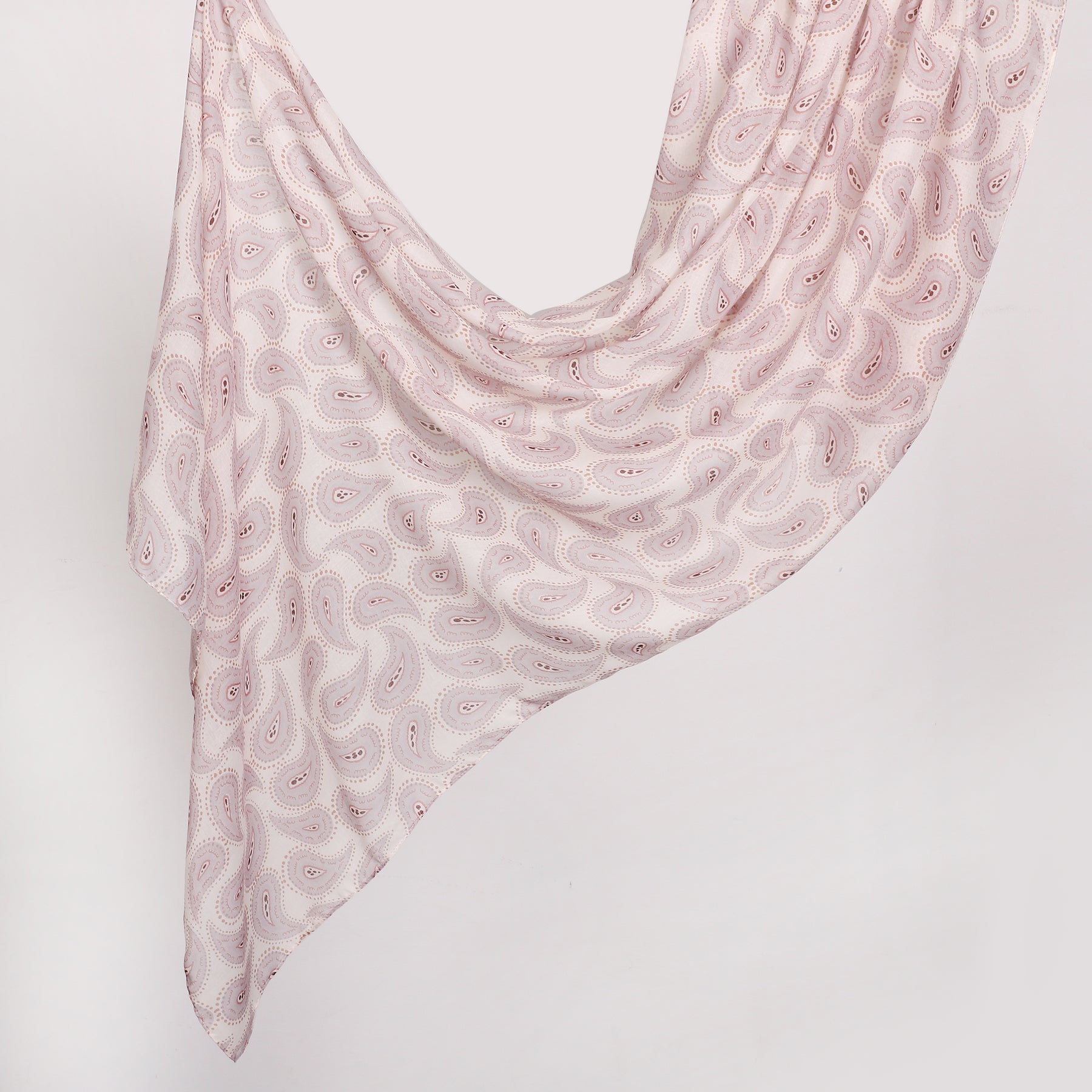 MYS003 Printed silk hijab