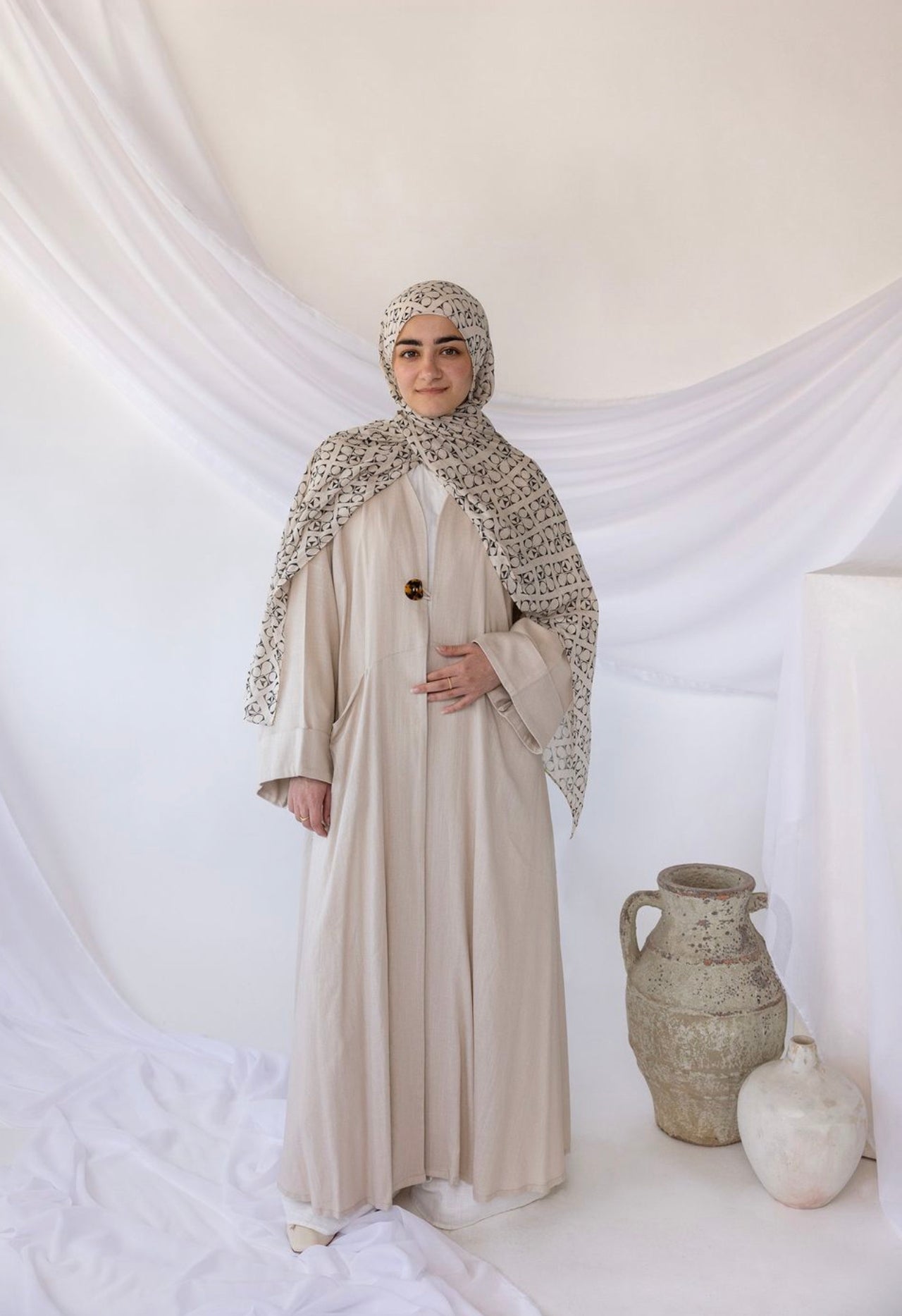 mybd04-5 Modal Hijab -Black and white grid room hijab hijab/tudung printed hijab printed scarf