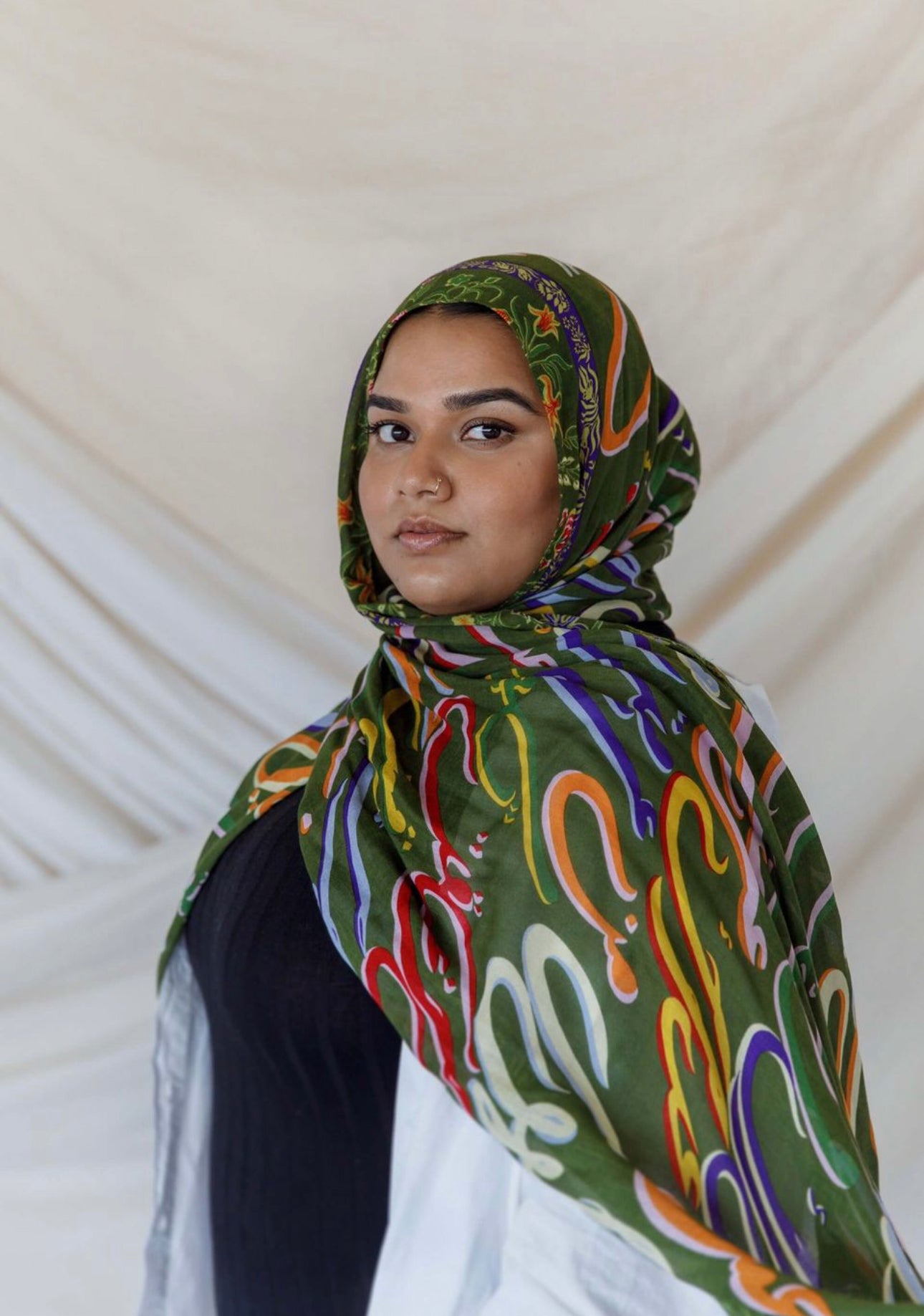 MY023 printed hijab REMEBRANCE GREEN printed scarf printed sacrf printed hijab hijab/tudung hijab
