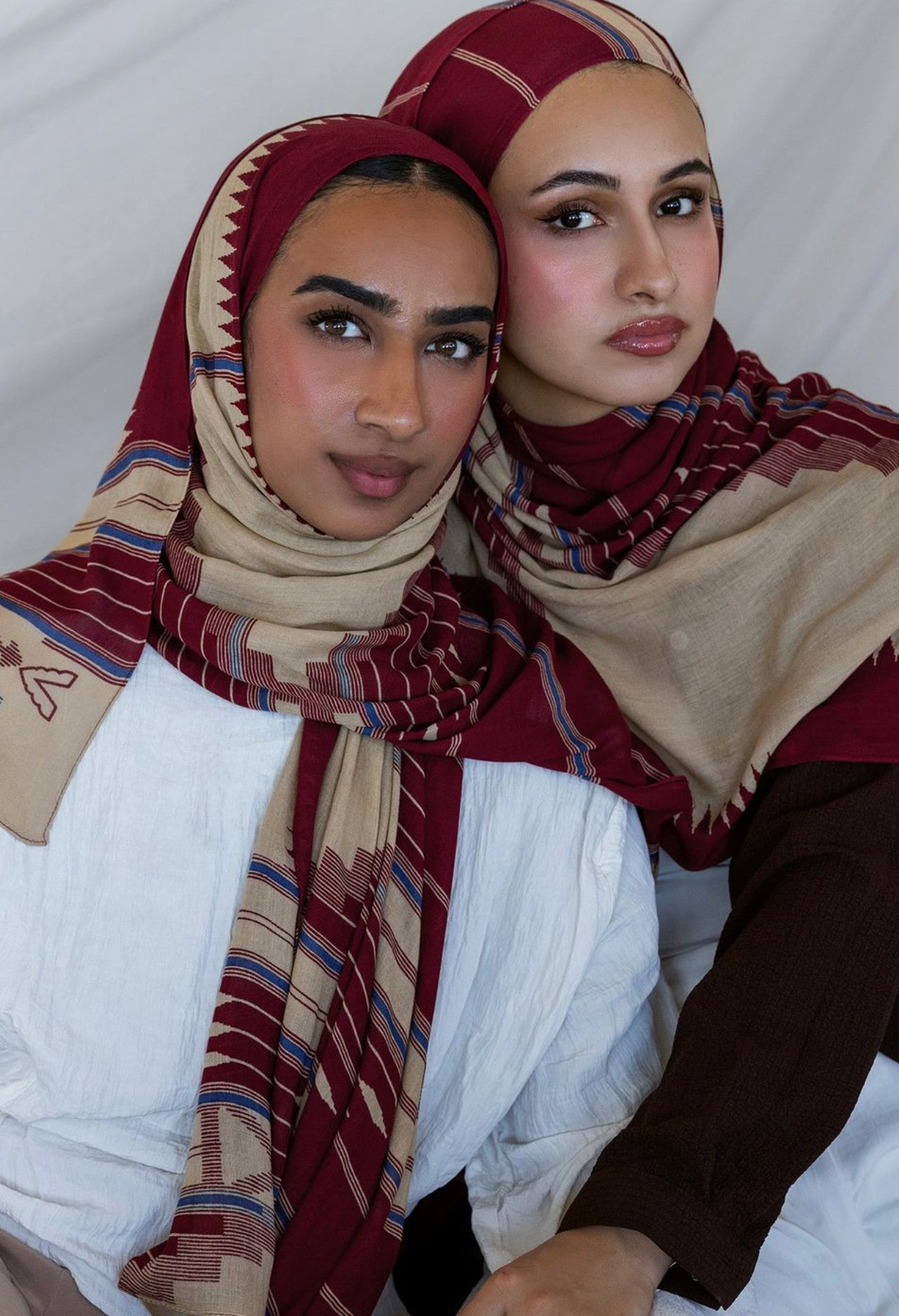 MY025 Sweida Loom printed hijab/tudung scarf