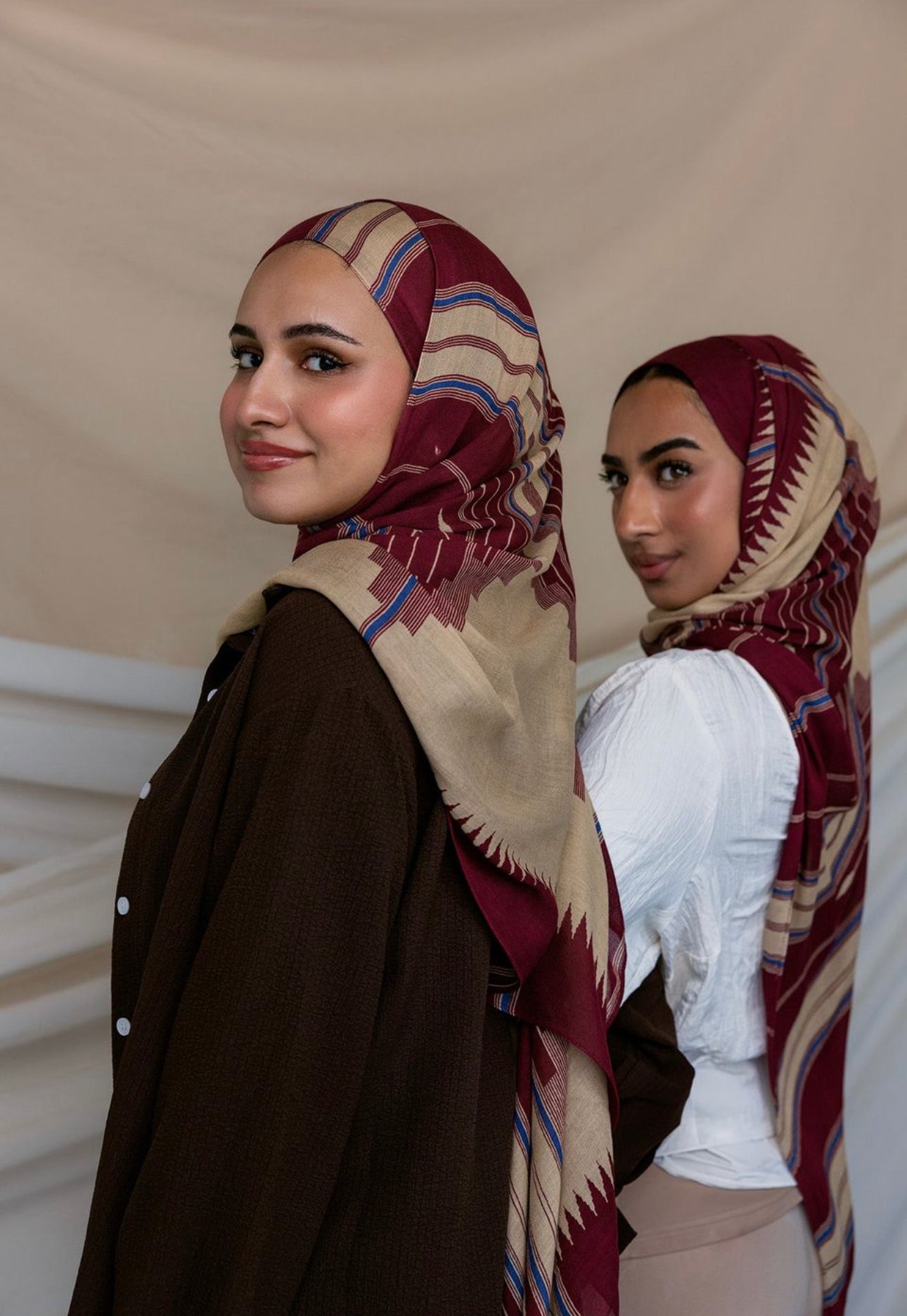 MY025 Sweida Loom printed hijab/tudung scarf