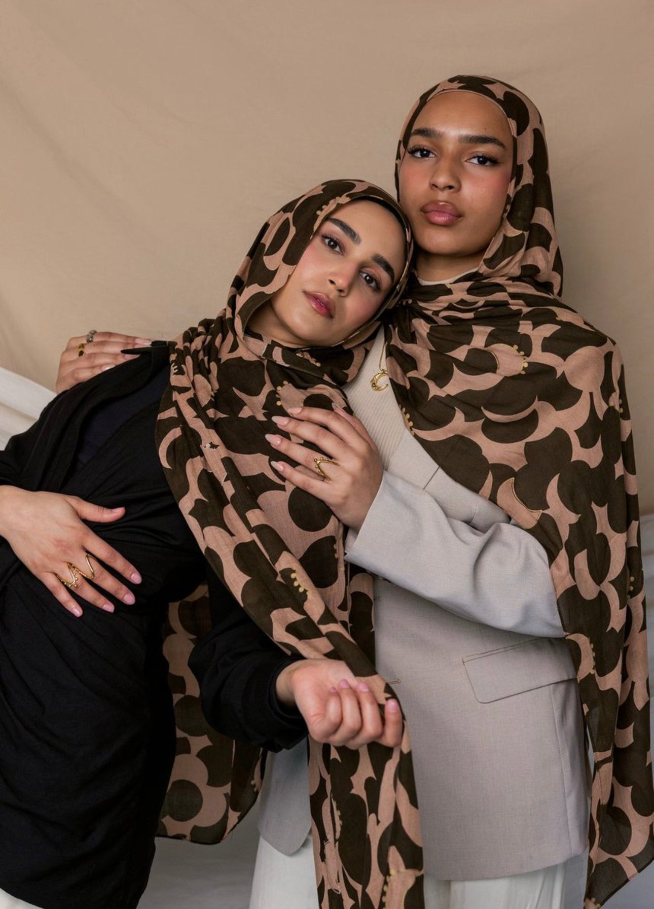MY020 Fashion watercolor printed scarf