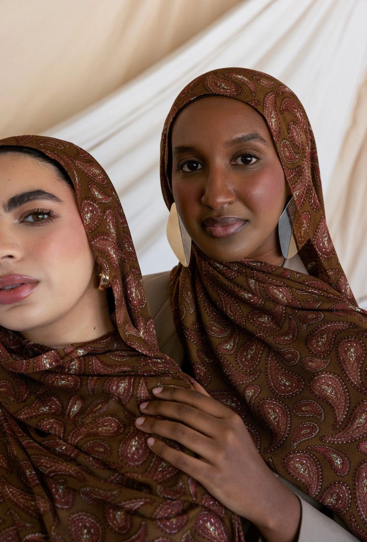 MY034-1 Hijab-moonlit paisley printed hijab/tudung printed scarf - MinYang Fashion Apparel Accessory Manufacturer