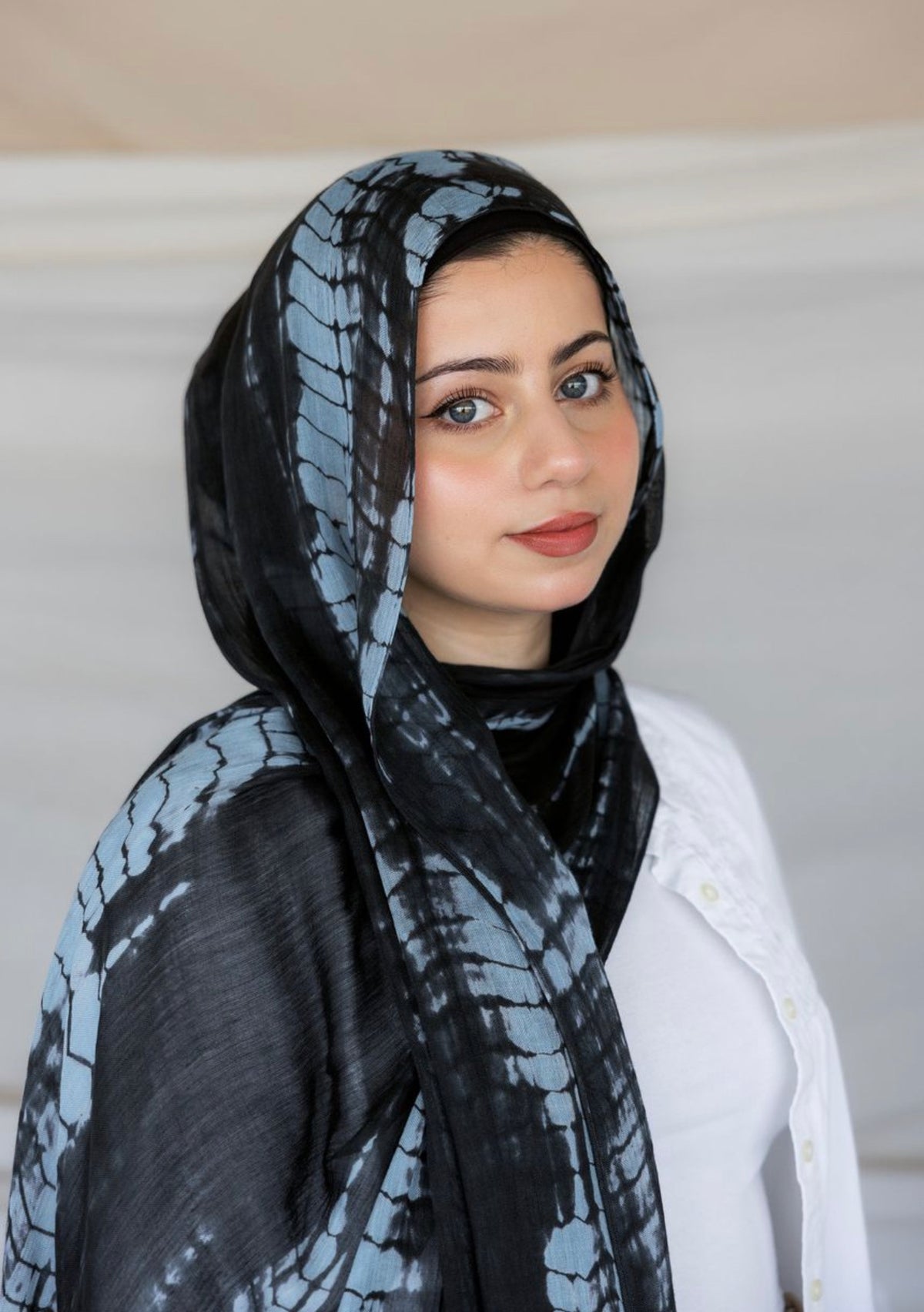 MY042 java ripple printed sacrf hijab/tudung - MinYang Fashion Apparel Accessory Manufacturer