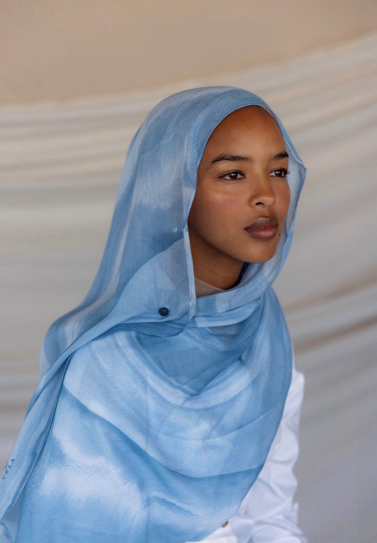 MY046 Hijab -ocean sediment printed hijab/tudung - MinYang Fashion Apparel Accessory Manufacturer