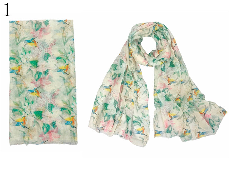 MYP038 Striped fashion printed scarf