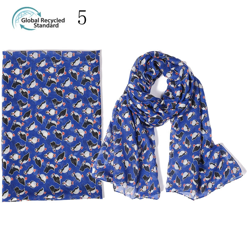 MYP038 Striped fashion printed scarf