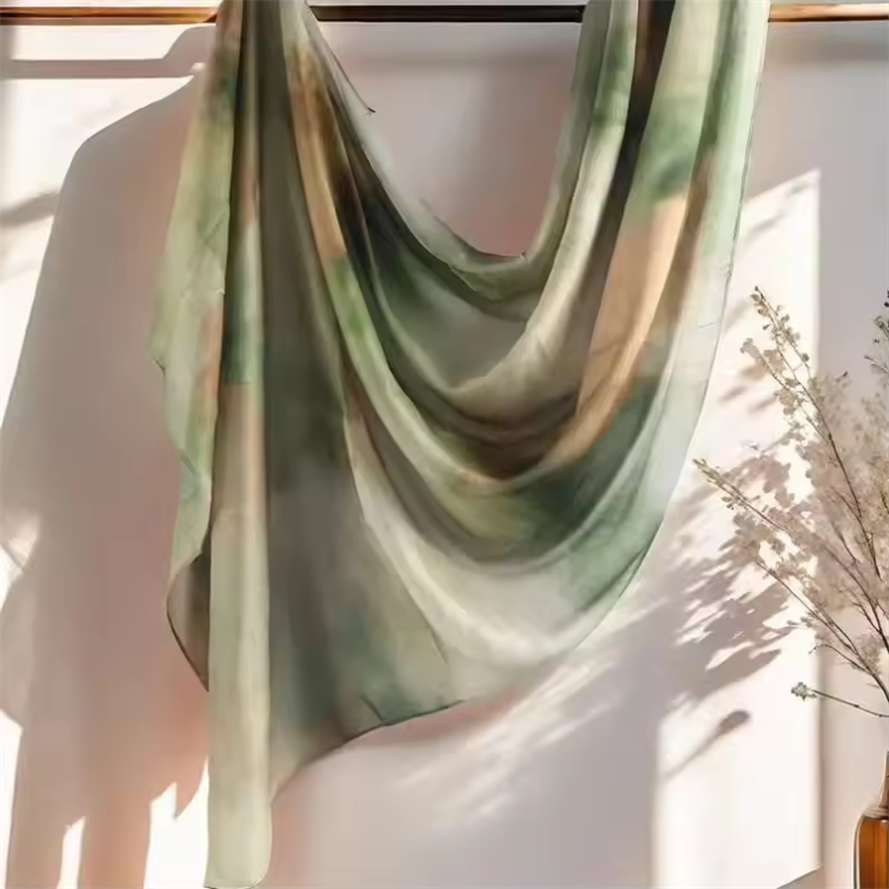 MY093 Simple style tudung print hijab/scarf polyester cotton - MinYang Fashion Apparel Accessory Manufacturer