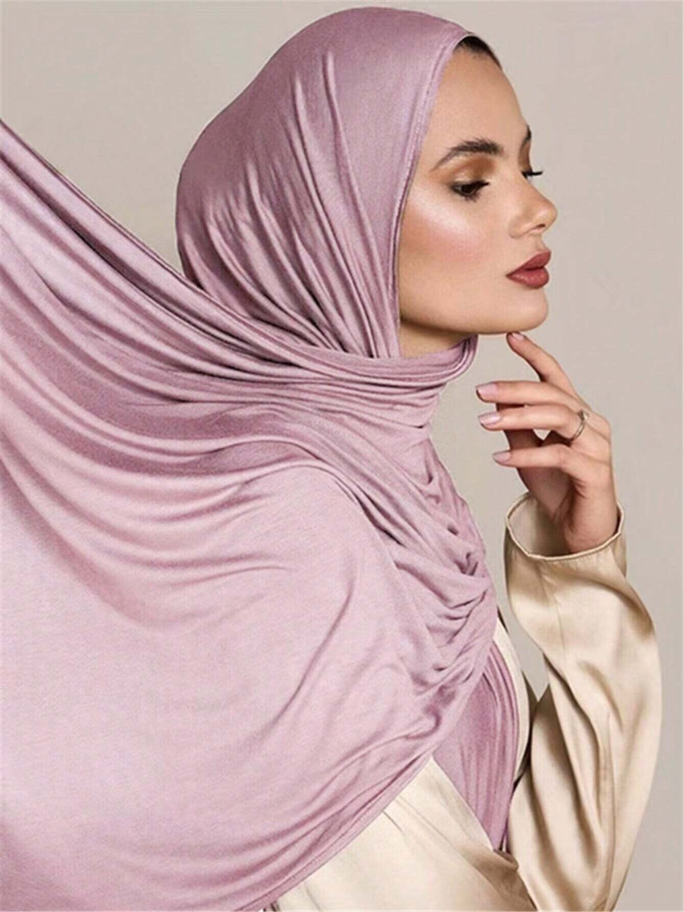 YW125 Modal solid color long scarf