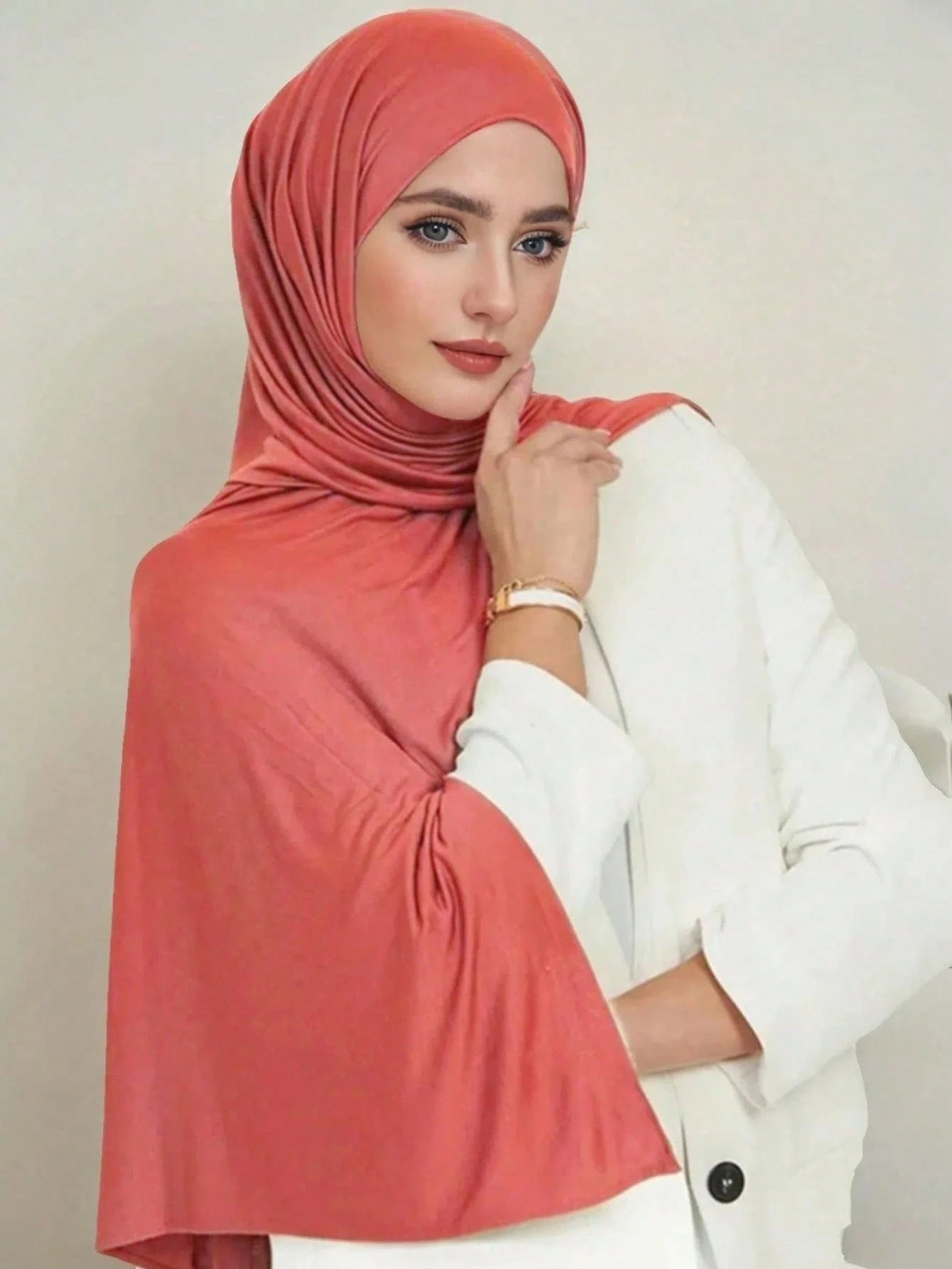 YW125 Modal solid color long scarf