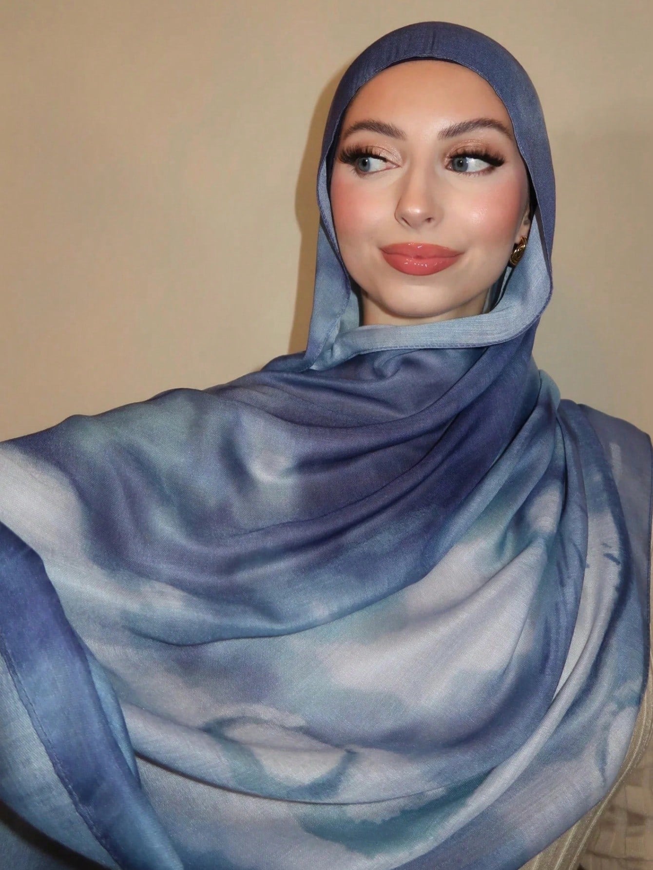 MY016 Bohemian style polyester-cotton printed hijab
