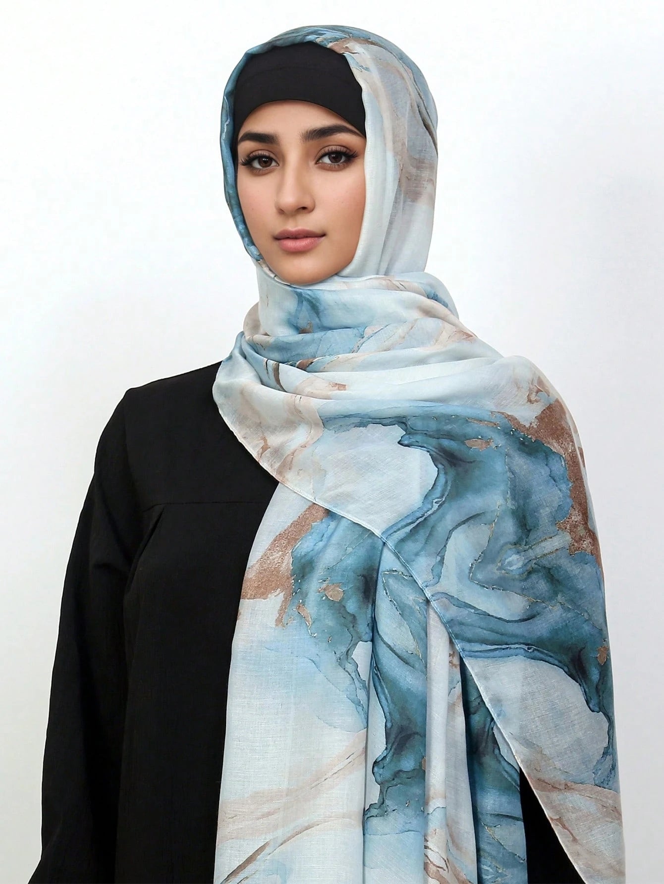 MY016 Bohemian style polyester-cotton printed hijab
